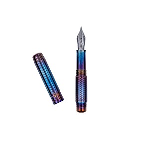 Black Forest Pen Premium MultiMill Minimo Blued Stainless Steel Vulpen