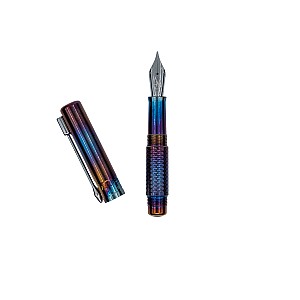 Black Forest Pen Premium MultiMill Minimo Blued Stainless Steel Vulpen