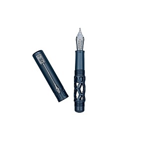 Black Forest Pen Premium Rhombus Minimo Aluminum Titanium Grey Vulpen