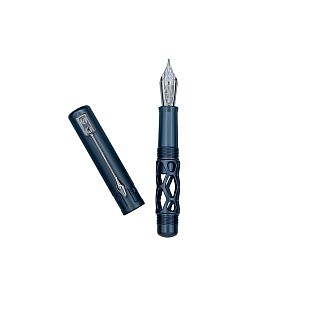 Black Forest Pen Premium Rhombus Minimo Aluminum Titanium Grey Vulpen