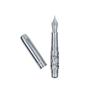 Black Forest Pen Premium Rhombus Minimo Stainless Steel Vulpen