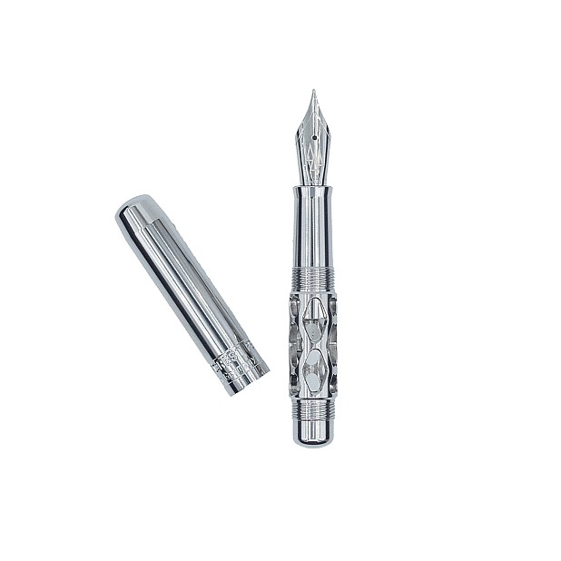 Black Forest Pen Premium Rhombus Minimo Stainless Steel Fountain pen