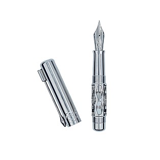 Black Forest Pen Premium Rhombus Minimo Stainless Steel Vulpen