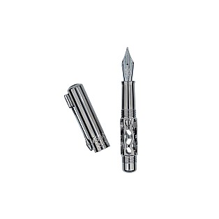 Black Forest Pen Premium Rhombus Minimo Titanium Vulpen