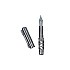 Black Forest Pen Premium Rhombus Minimo Titanium Vulpen