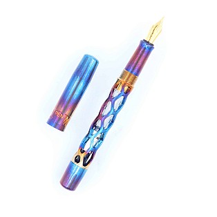 Black Forest Pen Premium Rhombus Blued Stainless Steel Vulpen