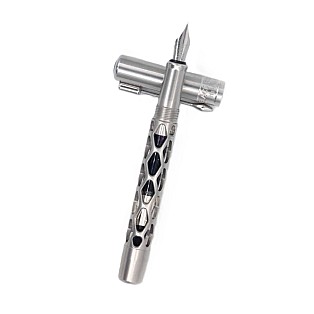 Black Forest Pen Premium Rhombus Stainless Steel Vulpen