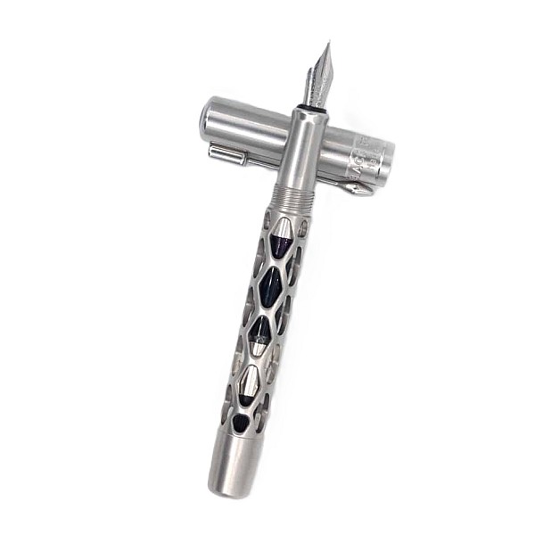 Black Forest Pen Premium Rhombus Stainless Steel Fountain pen