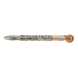 Black Forest Pen Premium Rhombus Stainless Steel Wheel Ballpoint