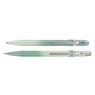 Caran d'Ache 849 & 844 Misty Forest Kugelschreiber und Druckbleistift Set