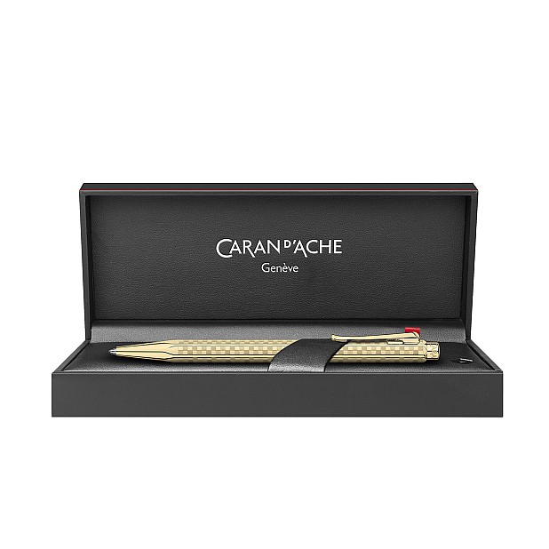 Caran d'Ache Ecridor Damier Gold Bolígrafo