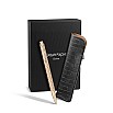 Caran d'Ache Ecridor Damier Rose Gold Ballpoint Set