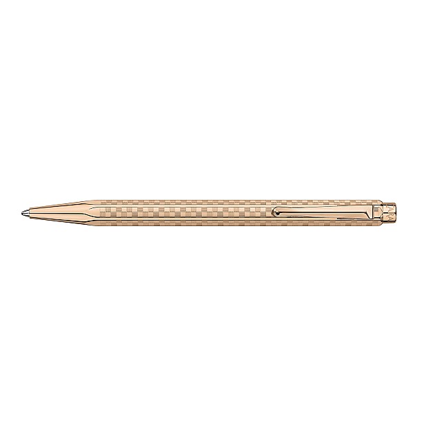 Caran d'Ache Ecridor Damier Rose Gold Bolígrafo Set