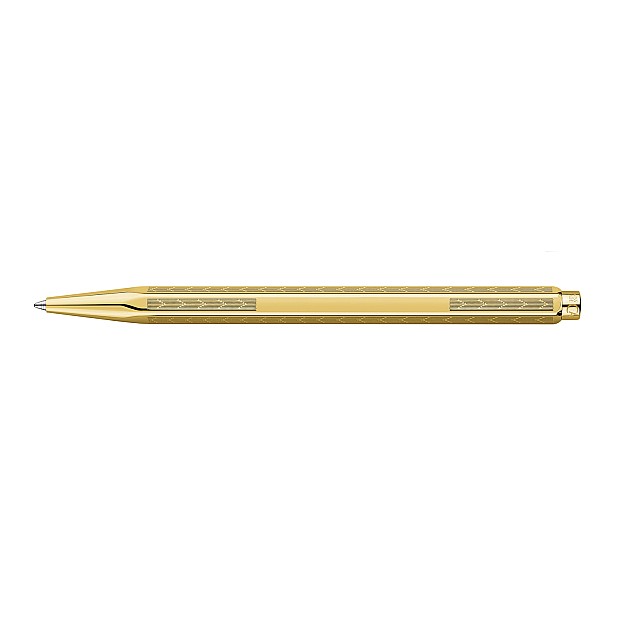 Caran d'Ache Ecridor Golden Chevron Ballpoint