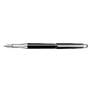 Caran d'Ache Léman Slim Ebony Black ST Fountain pen