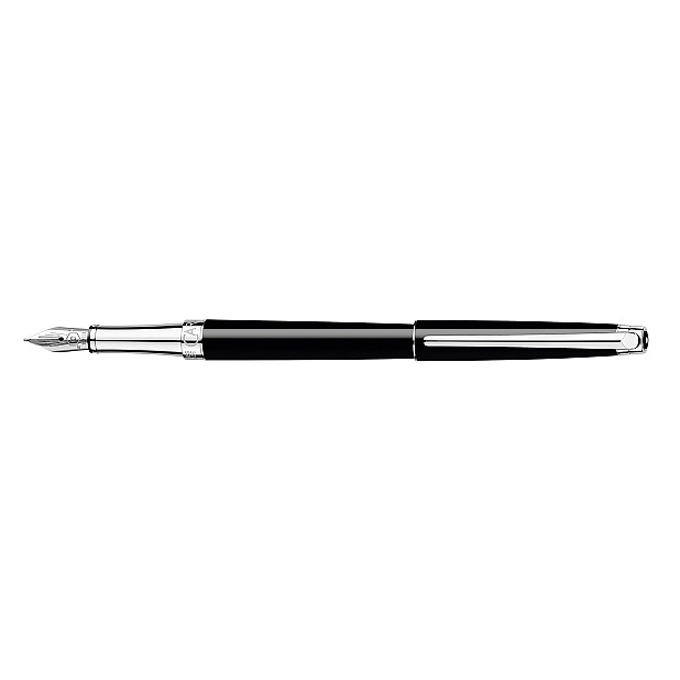 Caran d'Ache Léman Slim Ebony Black ST Stylo Plume
