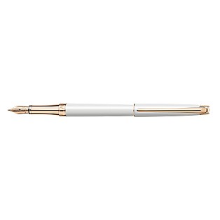 Caran d'Ache Léman Slim White Rose Gold Fountain pen