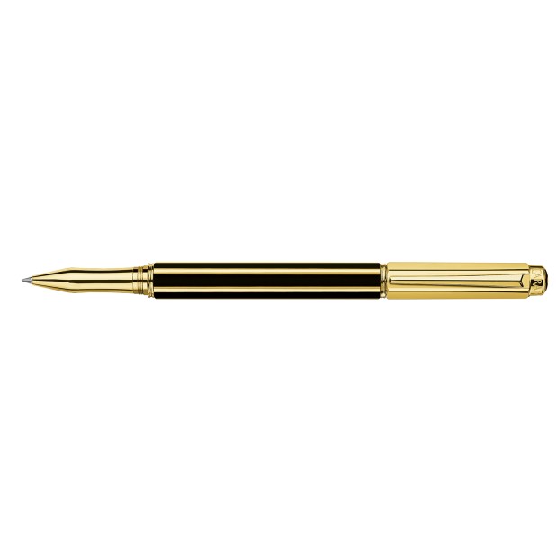 Caran d'Ache Varius Zwarte Chinese Lak Goud Rollerball