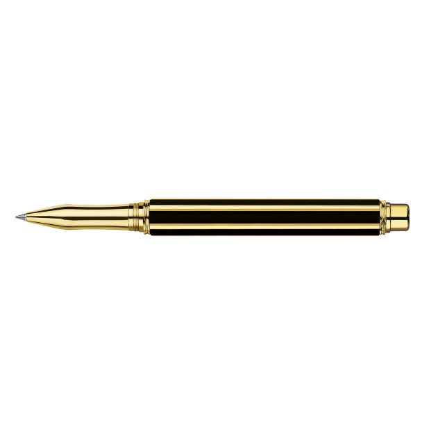Caran d'Ache Varius Zwarte Chinese Lak Goud Rollerball