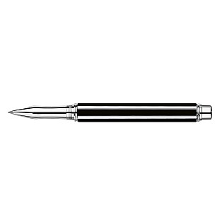 Caran d'Ache Varius Chinablack Lacquer Silver Rollerball