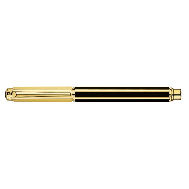Caran d'Ache Varius Chinablack Lacquer Gold Fountain pen