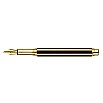 Caran d'Ache Varius Zwarte Chinese Lak Goud Vulpen