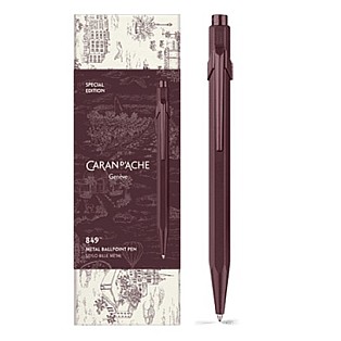 Caran d'Ache 849 Toile de Jouy Burgundy Kugelschreiber