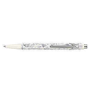Caran d'Ache 849 Toile de Jouy White Esferográfica