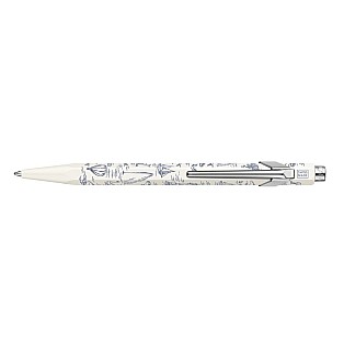 Caran d'Ache 849 Toile de Jouy White Kugelschreiber