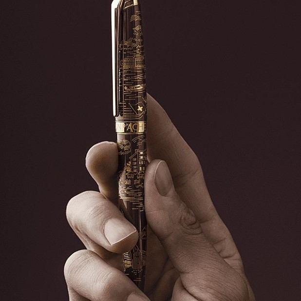 Caran d'Ache Léman Toile de Jouy Limited Edition Füllfederhalter