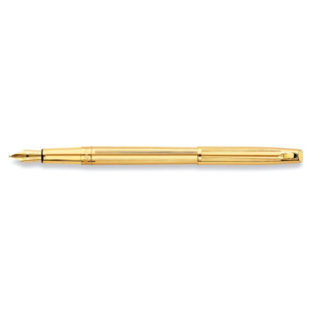 Caran d'Ache Madison Ciselé Gold Caneta de Tinta Permanente