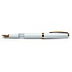 Cleo Skribent Classic White GT Piston Fountain pen