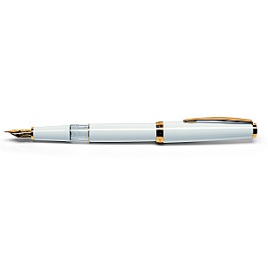 Cleo Skribent Classic White GT Piston Vulpen