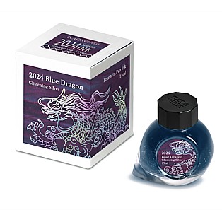 Colorverse 2024 Blue Dragon Glistening Silver 15 ml. Botella de Tinta
