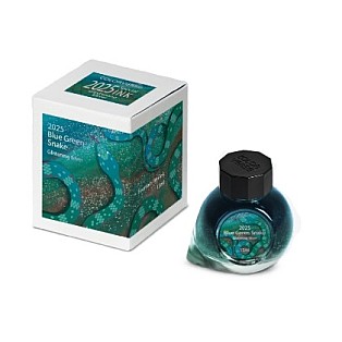 Colorverse 2025 Blue Green Snake Glistening Silver 15 ml. Tintenflasche