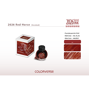 Colorverse 2026 Red Horse Standard 15 ml. Ink Bottle