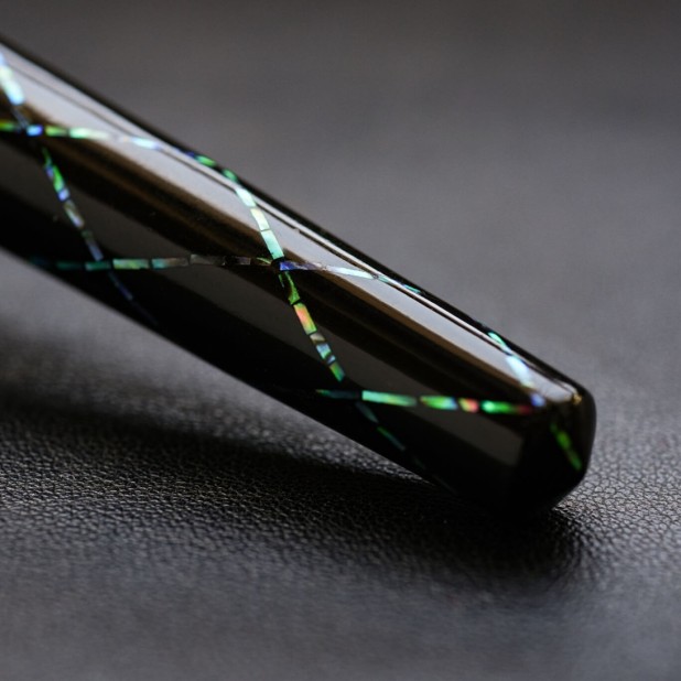 ConCoPens Mother-of-Pearl Lacquer Inlay Aurora X Fountain Pen