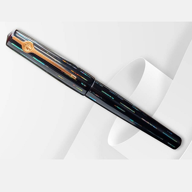 ConCoPens Mother-of-Pearl Lacquer Inlay Bolide 2 Fountain Pen