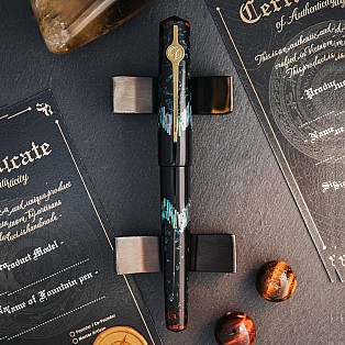 ConCoPens Mother-of-Pearl Lacquer Inlay Ocean Serenade 02 Fountain Pen