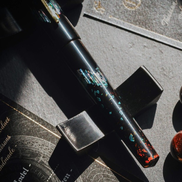 ConCoPens Mother-of-Pearl Lacquer Inlay Ocean Serenade 02 Fountain Pen