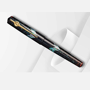 ConCoPens Mother-of-Pearl Lacquer Inlay Ocean Serenade 02 Fountain Pen