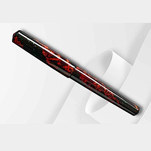 ConCoPens Vietnamese Lacquer Inferno Fountain Pen