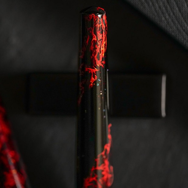 ConCoPens Vietnamese Lacquer Inferno Fountain Pen