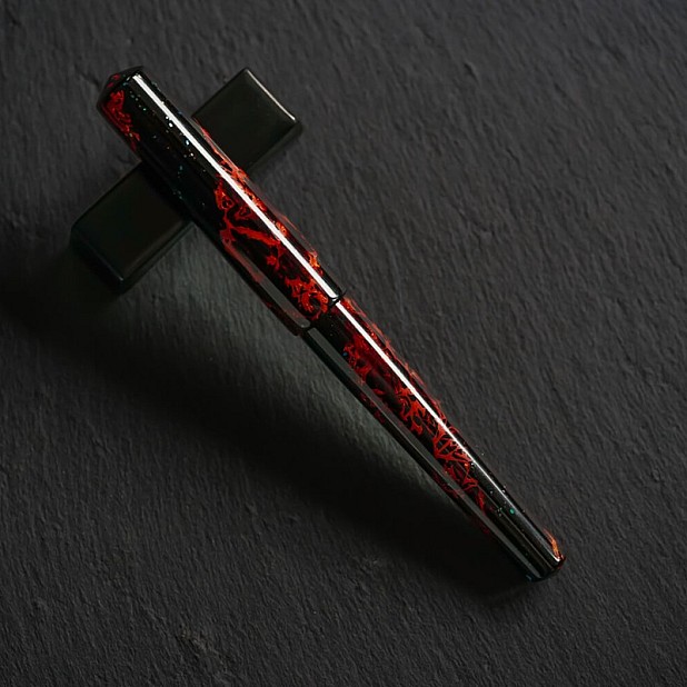 ConCoPens Vietnamese Lacquer Inferno Fountain Pen