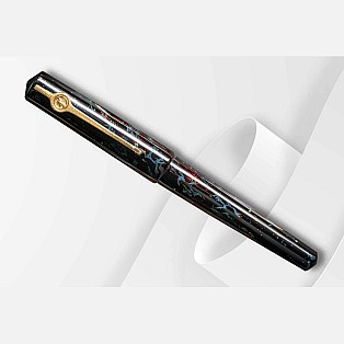 ConCoPens Vietnamese Lacquer Obsidia Fountain Pen