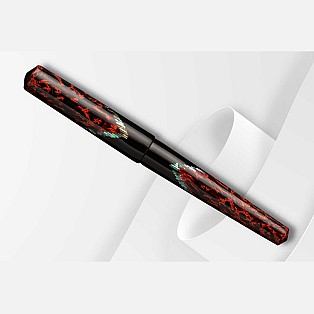 ConCoPens Vietnamese Lacquer Pyre Fountain Pen