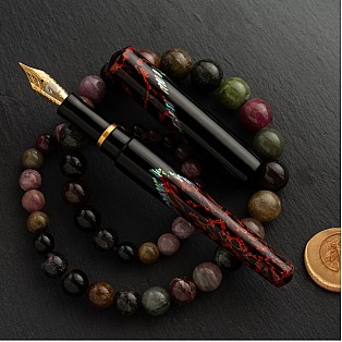 ConCoPens Vietnamese Lacquer Pyre Fountain Pen