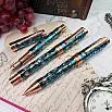 Conklin Endura Deco Crest Demo Blue Rose Gold Balpen