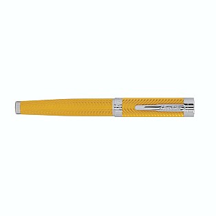 Conklin Herringbone Yellow Fountain pen