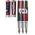 David Oscarson 15th Anniversary American Art Deco Red ST Pluma estilográfica